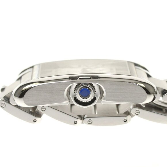 CARTIER Tank Anglaise XL W5310008 Date Silver Dial Automatic Men's Watch_823859 - Picture 4 of 7